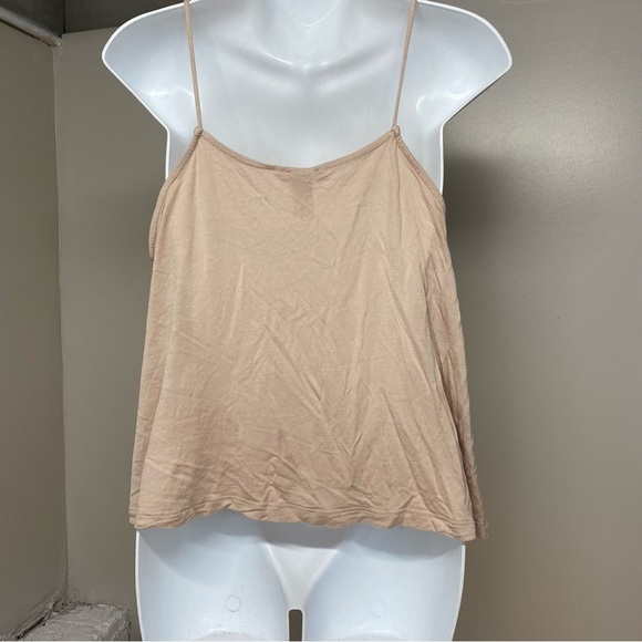 H&M Women’s Light Brown Tank Top Medium Size - Picture 3 of 8